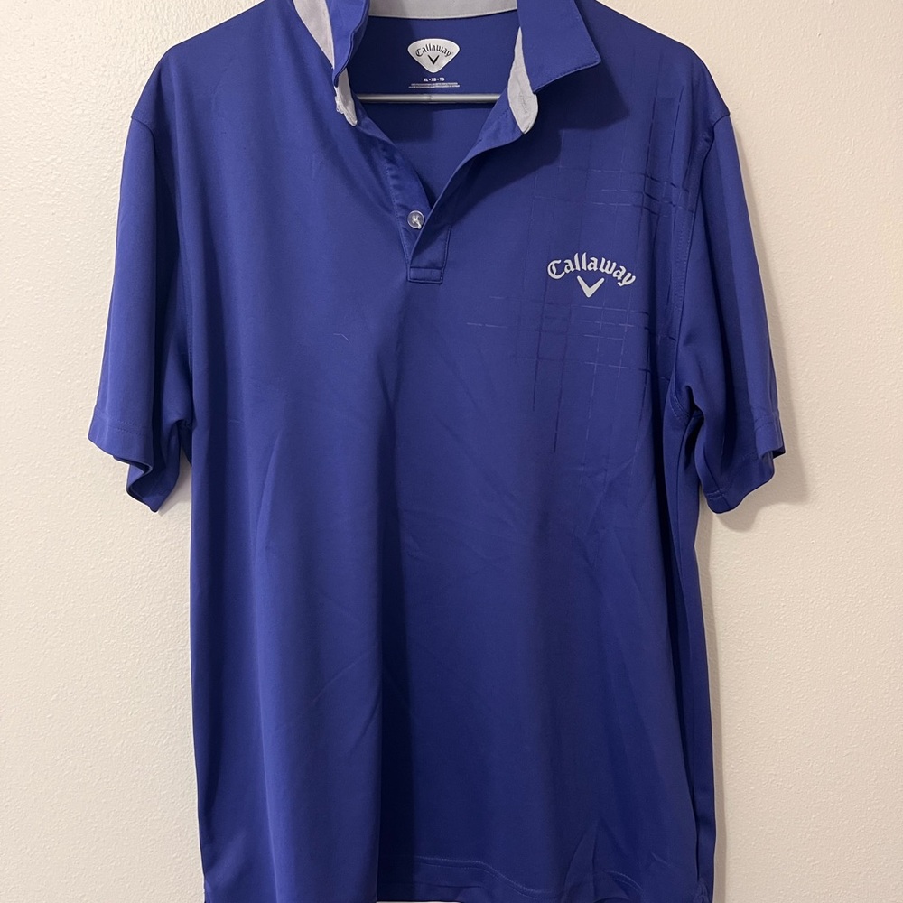 Callaway Men's Blue Polo Shirt